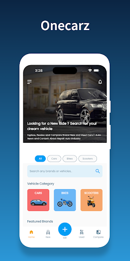 Android application OneCarz screenshort