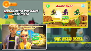 Lady MotorBike bug Driving - Screenshot 2