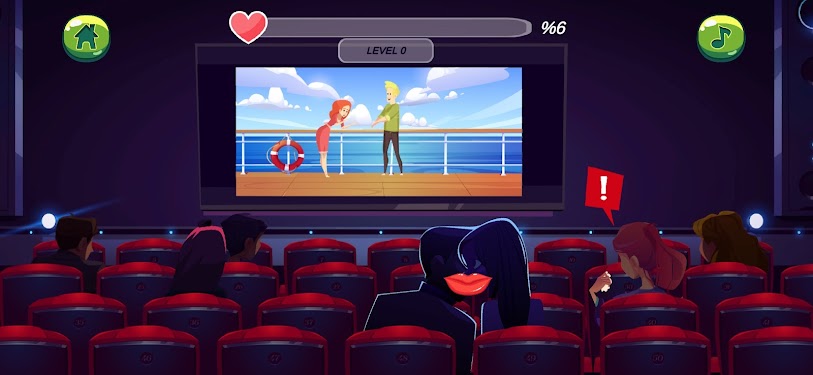 #3. Movie Kissing Game Lovers 2 (Android) By: Elvira Corp