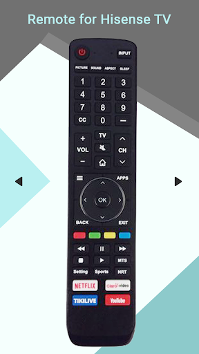 Remote for Hisense TV Screen 3