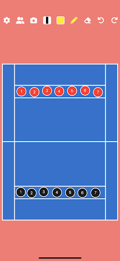 Android application Kabaddi Tactic Board screenshort