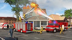 消防士消防車シミュレーターオフラインゲームのおすすめ画像4