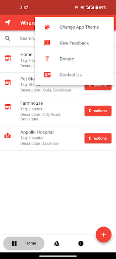 WhereAbouts Screen 2