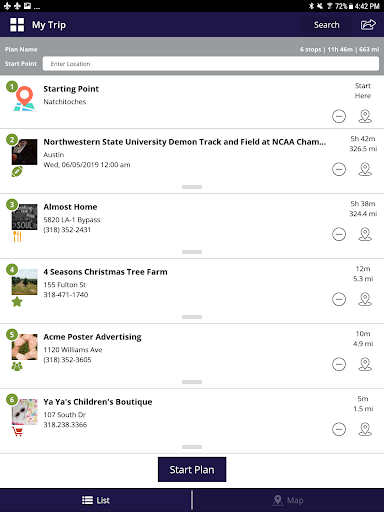 Screenshot of Go Natchitoches