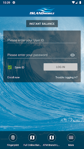 Island Mobile Banking Screen 2