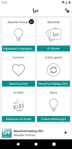 Android application bibletunes screenshort