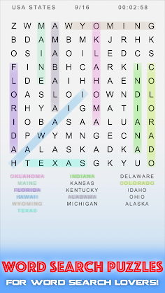 Word Search Puzzles : Classic  - Screenshot 1