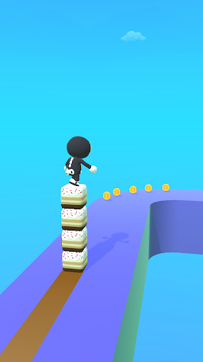 Cube Surfer:Food Skateboard Screen 2