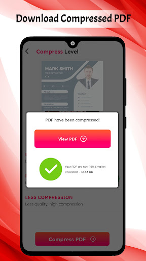 PDF compressor mb to kb Screen 3