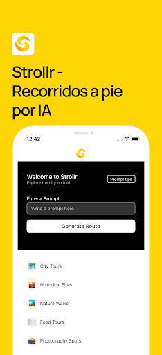 Vista previa de la aplicación