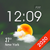 Home screen clock and weather,world weather radar icon