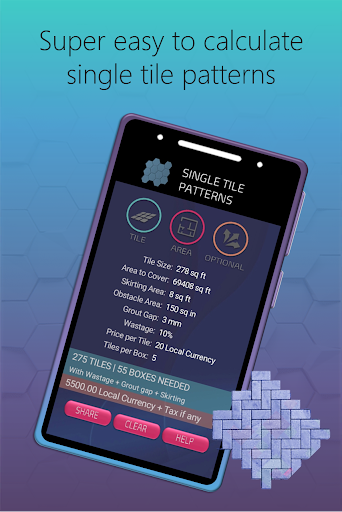 Tile Calculator Screen 2