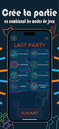 Android application Last Party screenshort