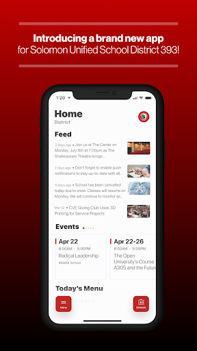Android application USD 393 Solomon Public Schools screenshort