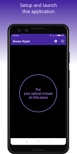 Android application Mouse Ripple: moves your mouse screenshort