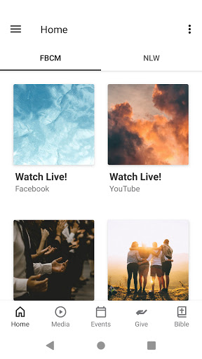 Android application First Baptist Church of Mebane screenshort