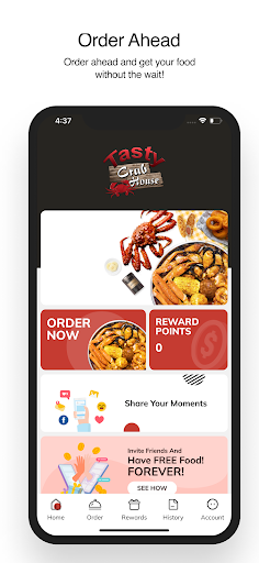 Android application Tasty Crab House US screenshort