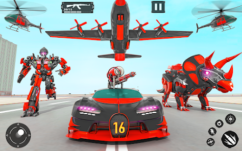 Dragon Robot Police Car Games  screenshots 17