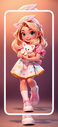 Screenshot of Cute Doll Wallpapers Girly 4K