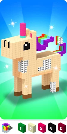 Game screenshot Voxly: 3D Color by Number. hack
