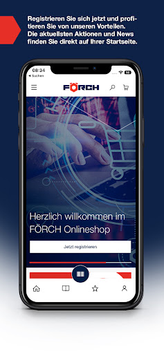 Android application FÖRCH screenshort