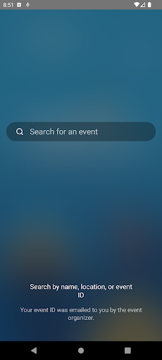 ISM Event App Screen 2