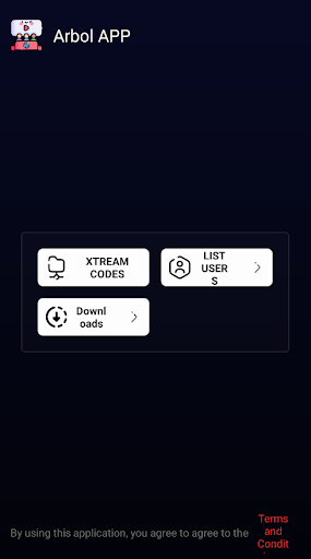 Android application Arbol APP screenshort