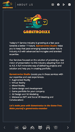 Android application Gametronixx screenshort