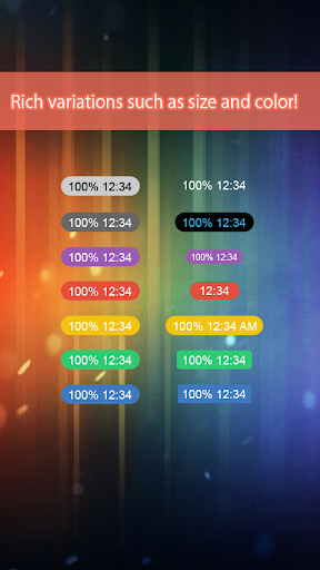 Overlay Digital Clock Screen 2