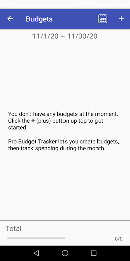 Pro Budget Tracker