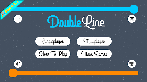 Android application Double Line : two player games screenshort