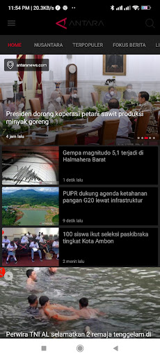 Antaranews Screen 2