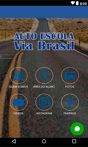 Android application Autoescola Via Brasil screenshort