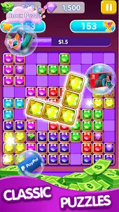 Cube Block-Puzzle Jewel Blast