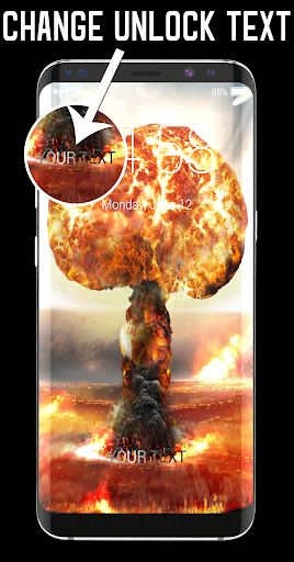 Nuclear Bomb Lock Screen Screen 3