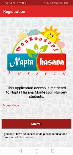 Napta Hasana Montessori Nurser Screen 2