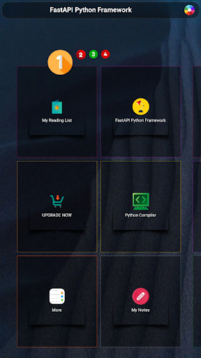 Android application FastAPI Python Framework screenshort