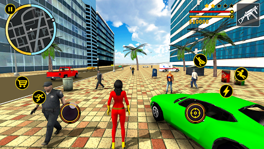Captura de Pantalla 13 Spider Girl Moto Bike - Pizza  android