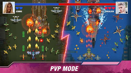 1945 Air Force v11.92 MOD APK (Unlimited Money, VIP, Immortality, Fuel) Gallery 6