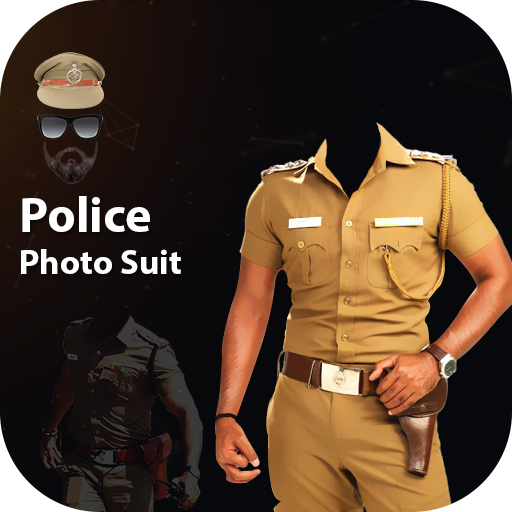 Men Police Photo Suit logo