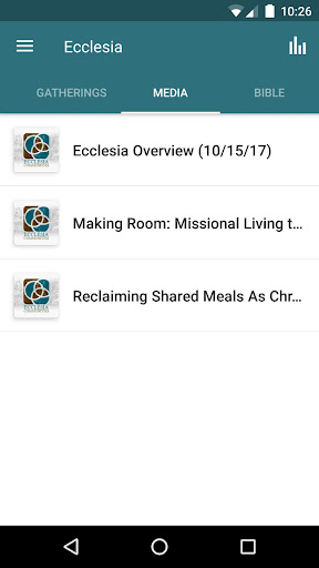 Ecclesia Communities Screen 3