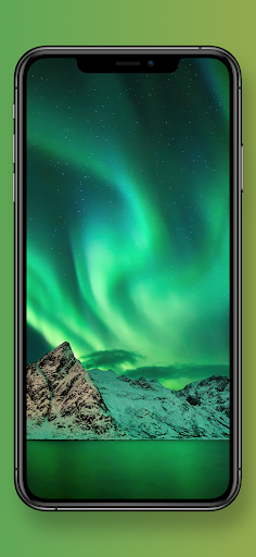 Android application Northern Aurora Wallpaper screenshort
