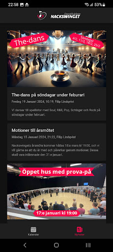 Danssklubben Nackswinget Screen 2