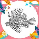 Cover Image of Скачать Coloring: Batray Fish Mandala  APK