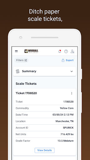 Woodall Grain Company Screen 2