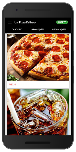 Android application Uai Pizzaria e Hamburgueria screenshort