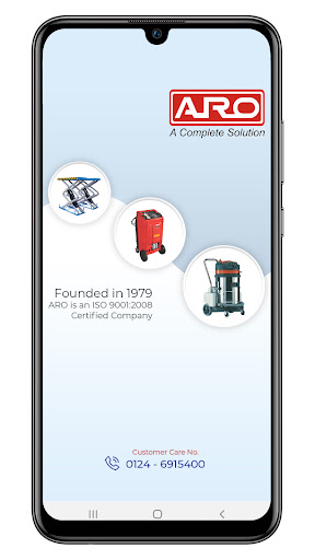 Android application ARO CRM screenshort