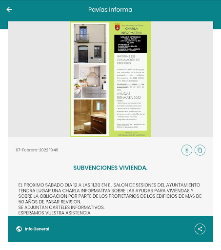 Pavías Informa Screen 3
