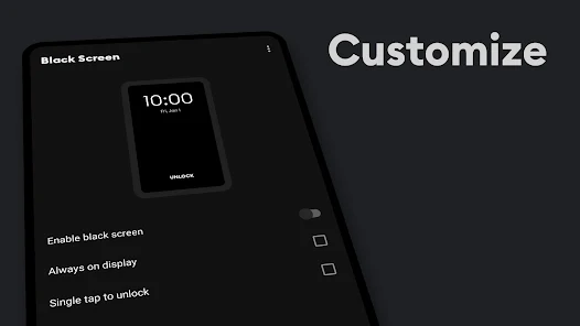 Black Screen: video screen off v1.4.6 [Mod]