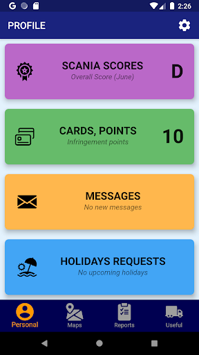 Android application BM Driver screenshort